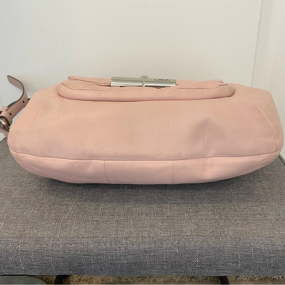 COACH Kristin Hobo Bag Convertible Crossbody - Pink - Picture 12 of 16